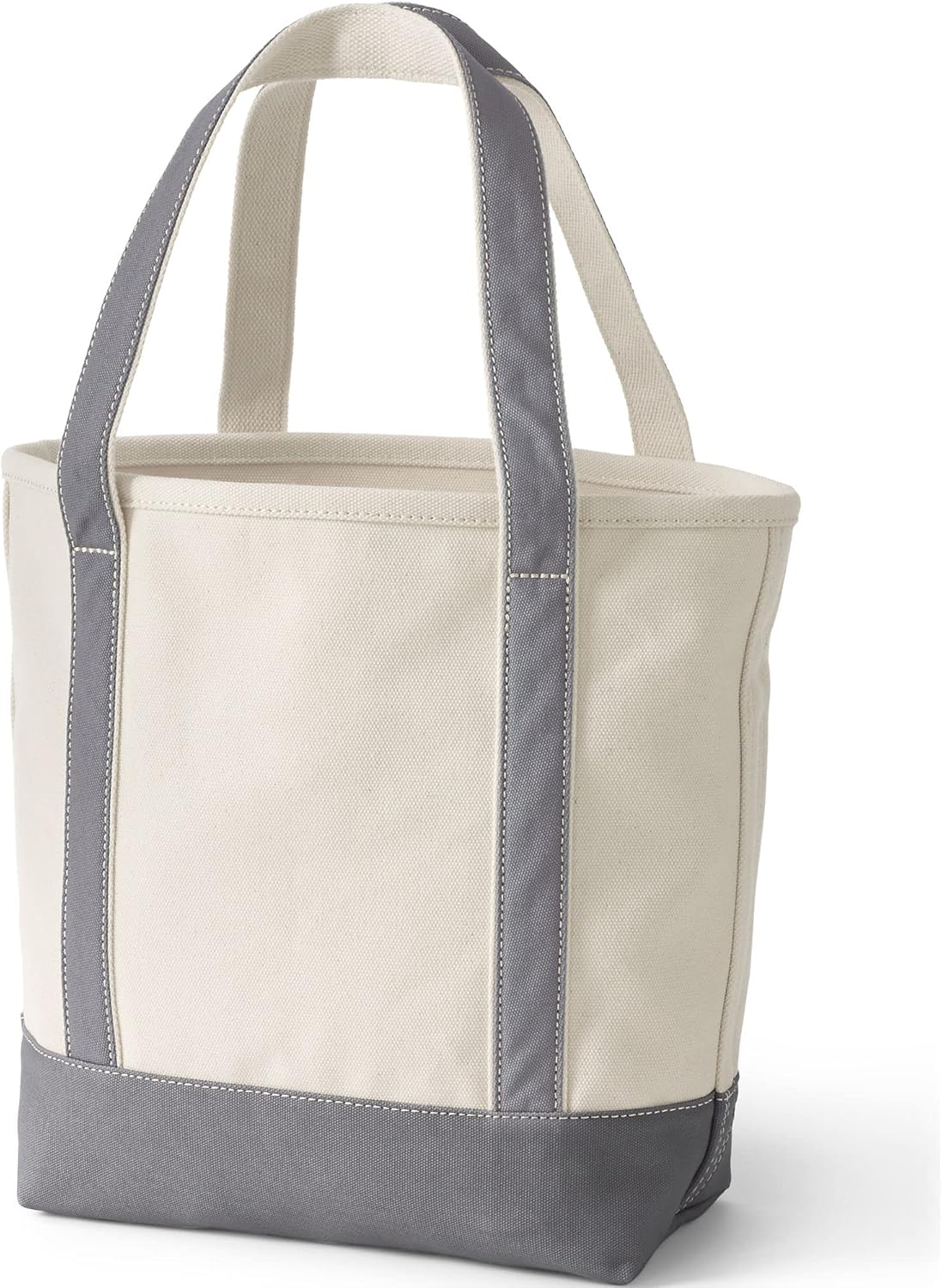 Lands' End Open Top Canvas Tote Bag